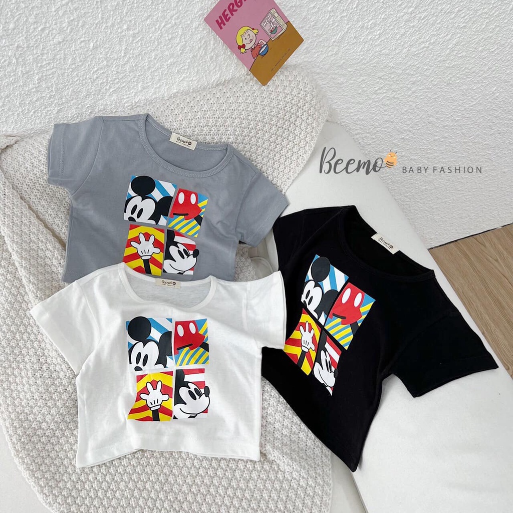 Áo phông cộc tay Mickey siêu xinh Beemo cho bé