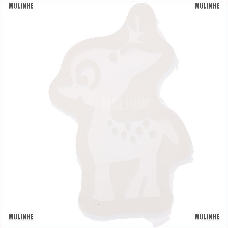1 Khuôn Silicone Hình Hươu Giáng Sinh Diy Dùng Để Làm Đồ Trang Trí