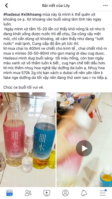 💦🌸XỊT KHOÁNG HADASUI MÀU HỒNG 🌸💦 | BigBuy360 - bigbuy360.vn