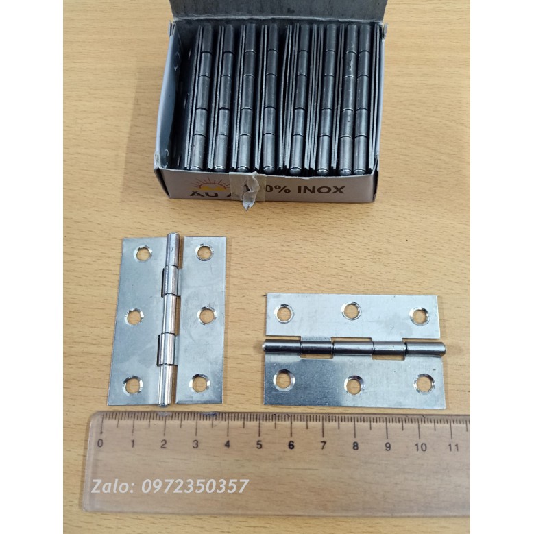 Bản lề lá 100% INOX chính hãng Âu Á