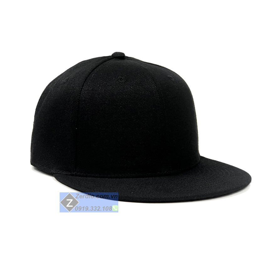 Mũ nam nữ trơn Snapback Classic đen, đỏ, xám đẹp, phong cách hiphop tối giản