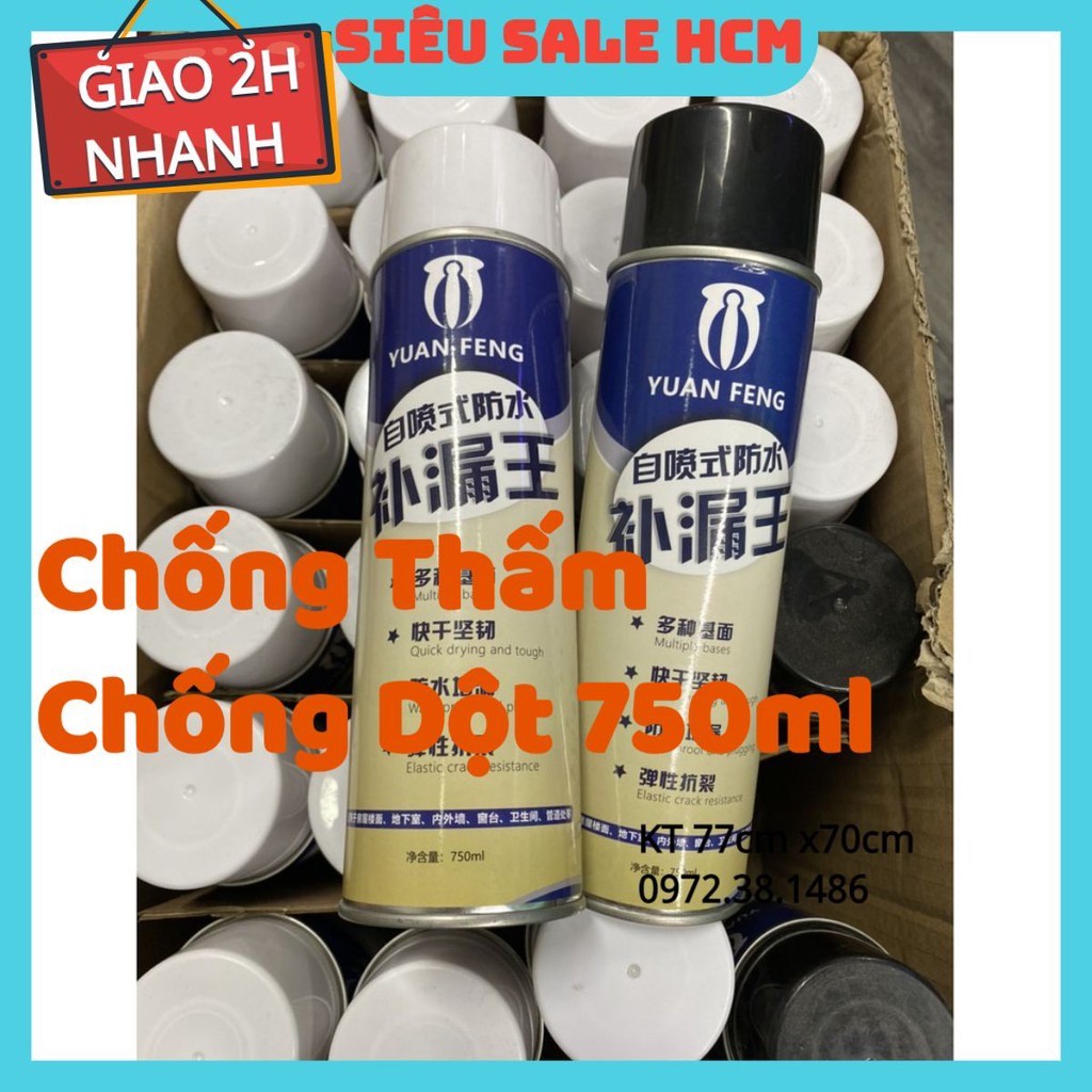 BÌNH XỊT CHỐNG THẤM NƯỚC TRẦN NHÀ DUNG TÍCH 750ml