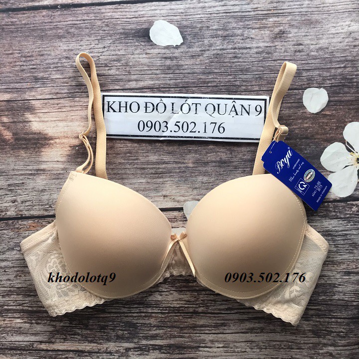 Áo lót Boya mút vừa trơn, dây ren