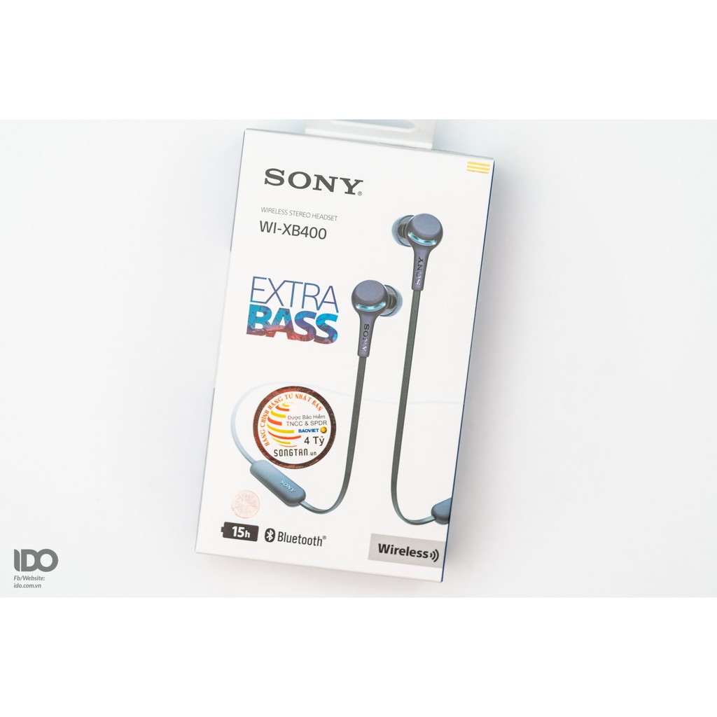 Tai nghe Bluetooth Sony WI-XB400