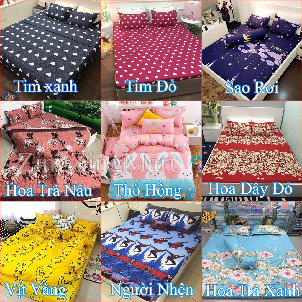 Sét ga gối Combo Ga và 2 Vỏ gối nằm