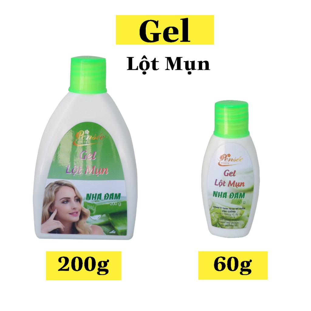 Gel Lột Mụn Đầu Đen, Mụn Cám Nha Đam 60 - 200 g - Gel Hút Mụn - Wicbe