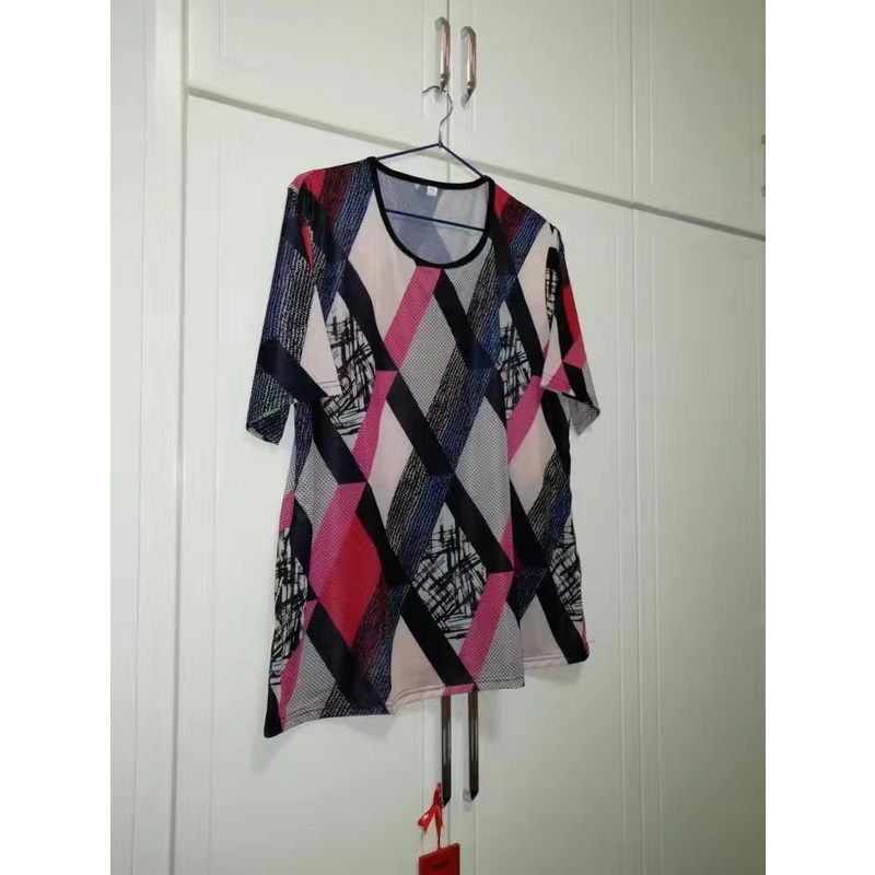 Áo thun tay ngắn cổ tròn dáng rộng in họa tiết thời trang xuân hè cho nữ