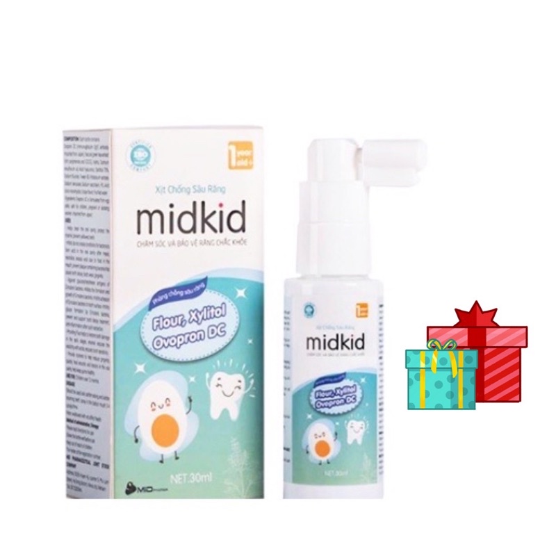 xịt chống sâu răng MIDKID