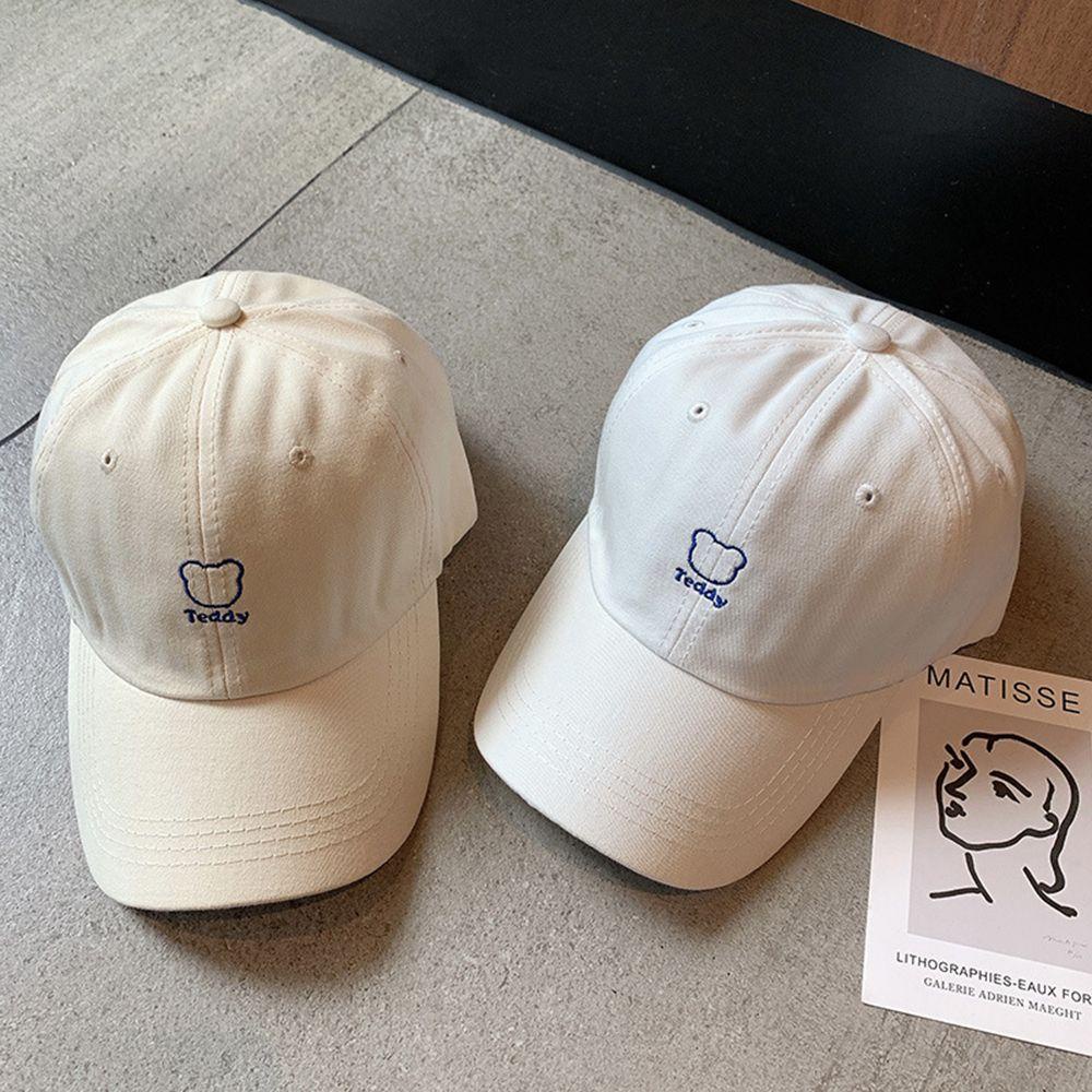 DARNELL Mũ Lưỡi Trai Cotton Thêu Chữ Phong Cách Hiphop