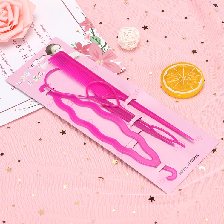 Bộ Phụ Kiện Tóc Dụng Cụ Tạo Kiểu Tóc Nữ Wina Bộ 4 Món Tạo Kiểu Tóc Wina