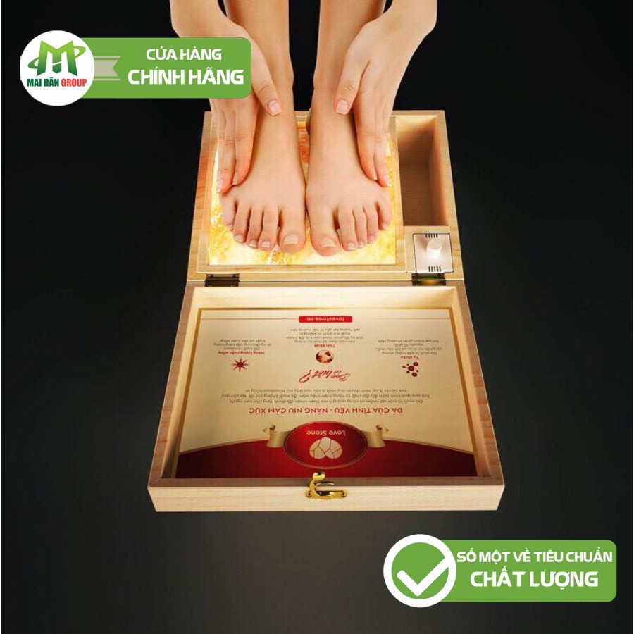 Hộp Đá Muối Massage Chân LoveStone Standard Vip - Hàng Chính Hãng 100%