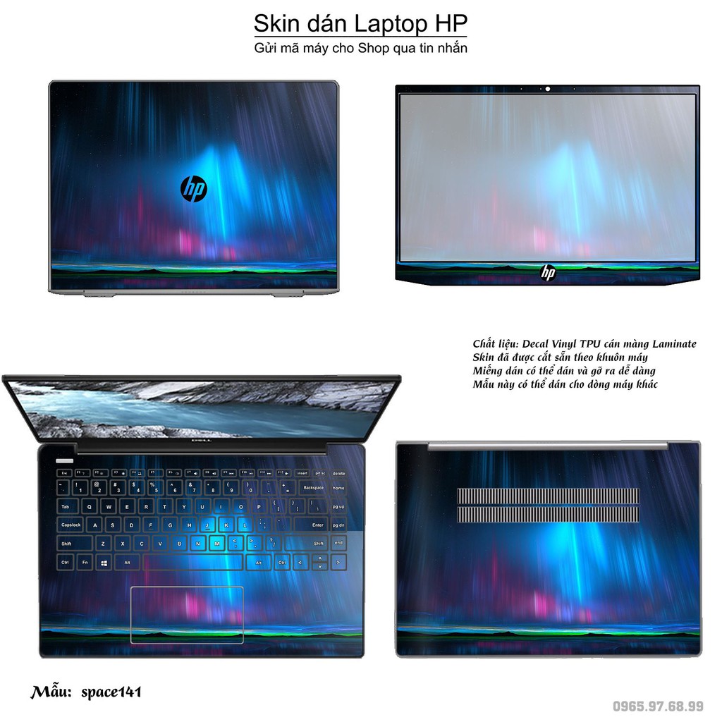 Skin dán Laptop HP in hình không gian _nhiều mẫu 24 (inbox mã máy cho Shop)