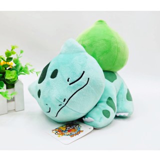 GẤU BÔNG POKEMON BULBASAUR ẾCH KỲ DIỆU NGỦ SAY ĐÁNG YÊU (25CM) HÀNG CHÍNH HÃNG MỚI 100% CAO CẤP ĐẸP TỪNG CM