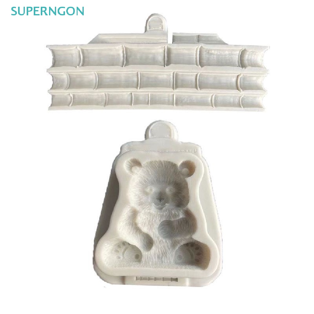 Khuôn Silicone Làm Bánh Hình Gấu Trúc Đáng Yêu