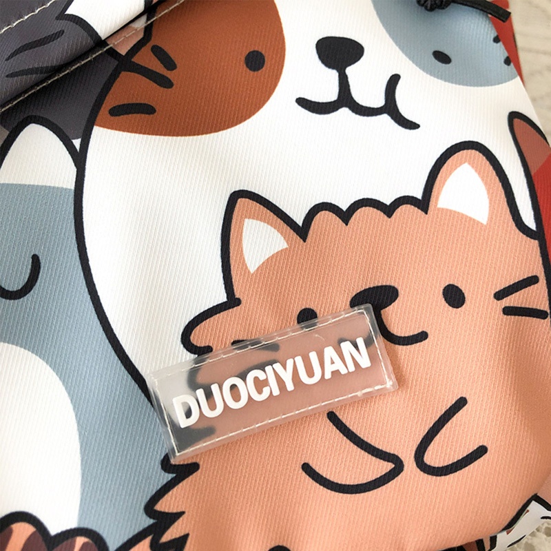 Túi Đeo Chéo Vai Họa Tiết Hoạt Hình Đáng Yêu Dành Cho Cắm Trại Leo Núi