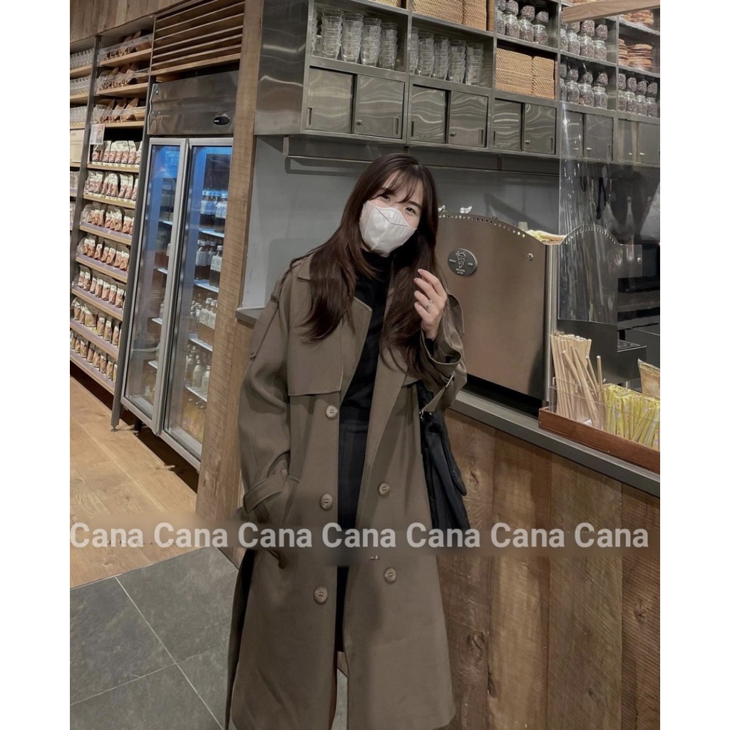 Áo  Khoác Mang Tô Dáng Dài 3 Màu Tag Bolling | CANA SHOP | BigBuy360 - bigbuy360.vn