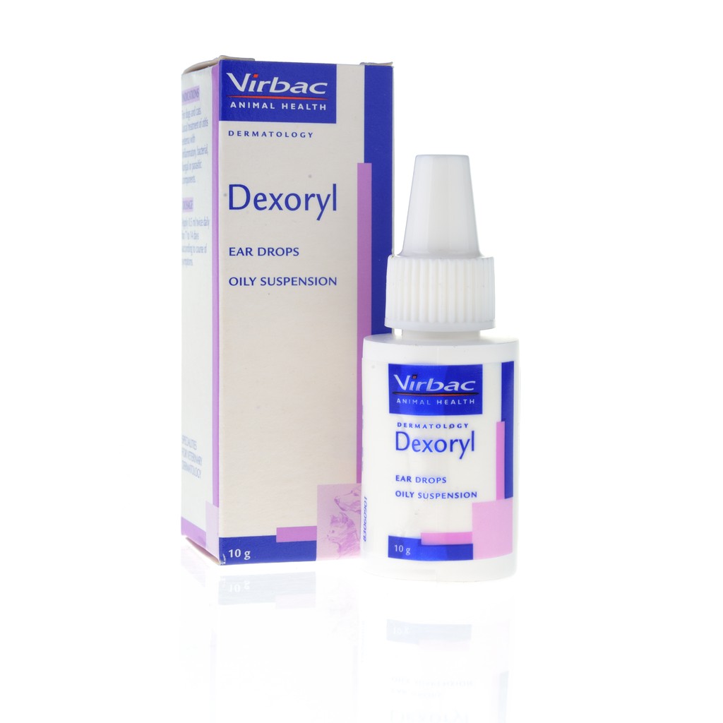 [HÀNG XỊN 100%] Dexoryl - Nhỏ tai trị viêm, rận, nấm tai chó/mèo (10ml)