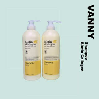 Bộ dầu gội xả Biotin collagen trắng 500 ml -1000 ml