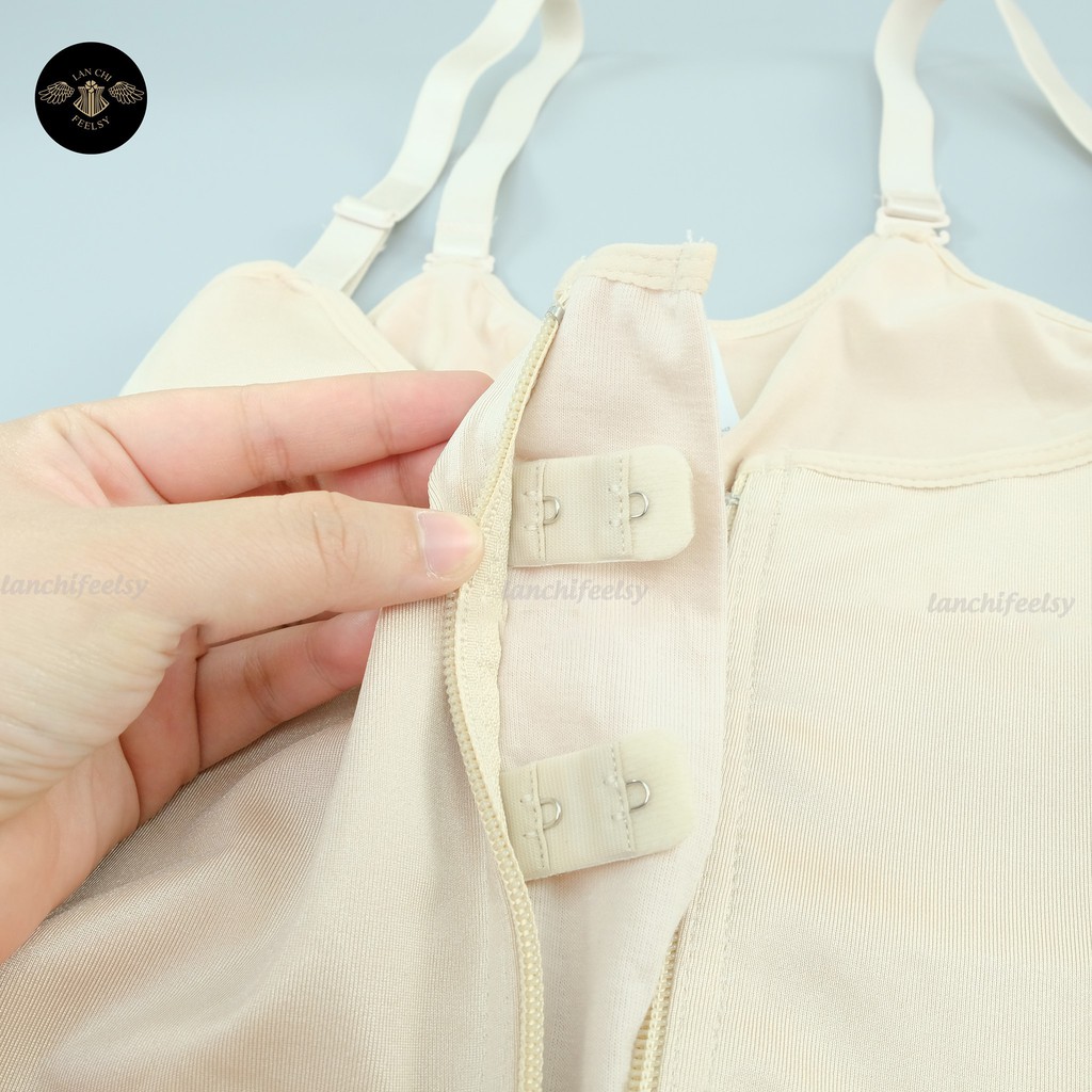 Đồ lót gen nịt bụng định hình giảm eo, mỡ lưng nách, sau sinh cho mùa hè Body Span, mặc đầm ôm bó, áo dài không lộ | BigBuy360 - bigbuy360.vn