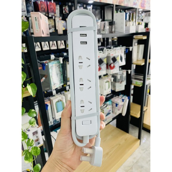 Ổ cắm điện Xiaomi Power Strip 3 ngõ Usb thông minh- chính hãng Digiworld