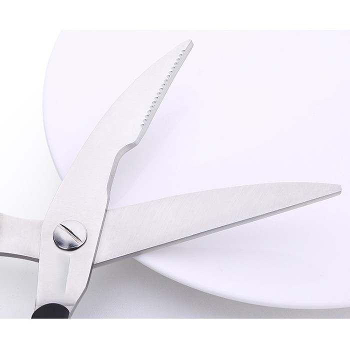 Kéo Cắt Gà Dài 25cm Bằng Thép Có Móc Gài Khóa