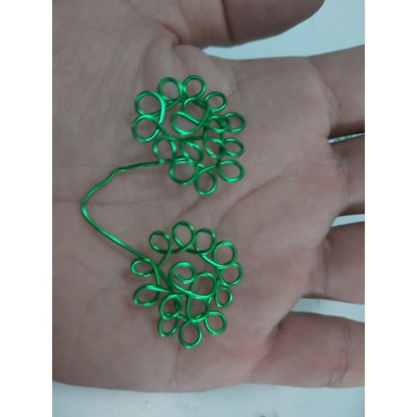 Dụng cụ làm lá tròn dây nhôm mạ màu handmade