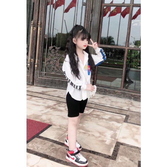 Sét  áo  sơ mi +quần legging
