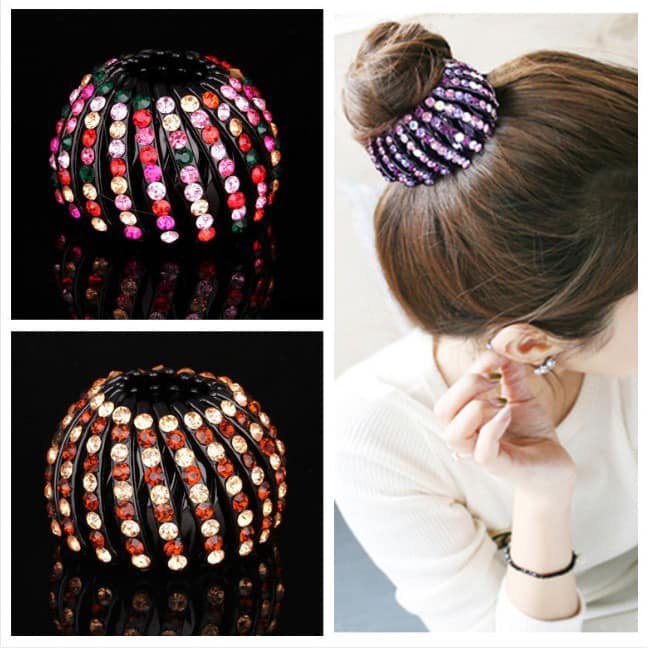 kẹp tóc đính đá sang chảnh