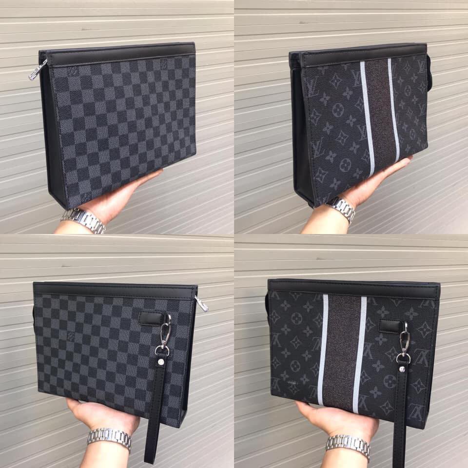 👝HIGH FASHION👝 Ví ví cầm tay, ví clutch siêu cấp, kẹp nách thời trang FULLBOX KT SG