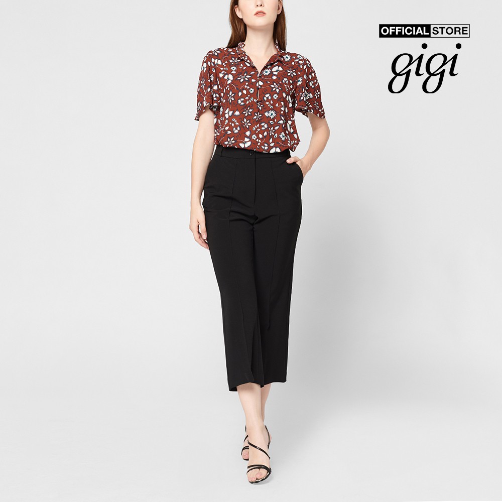 Gigi - Quần tây nữ lưng cao nhấn li phom suông thời trang G3201202322T-66