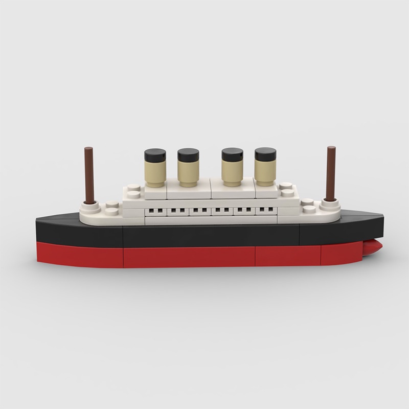 Mô Hình Tàu Titanic Mini Lắp Ráp Sáng Tạo Cho Bé