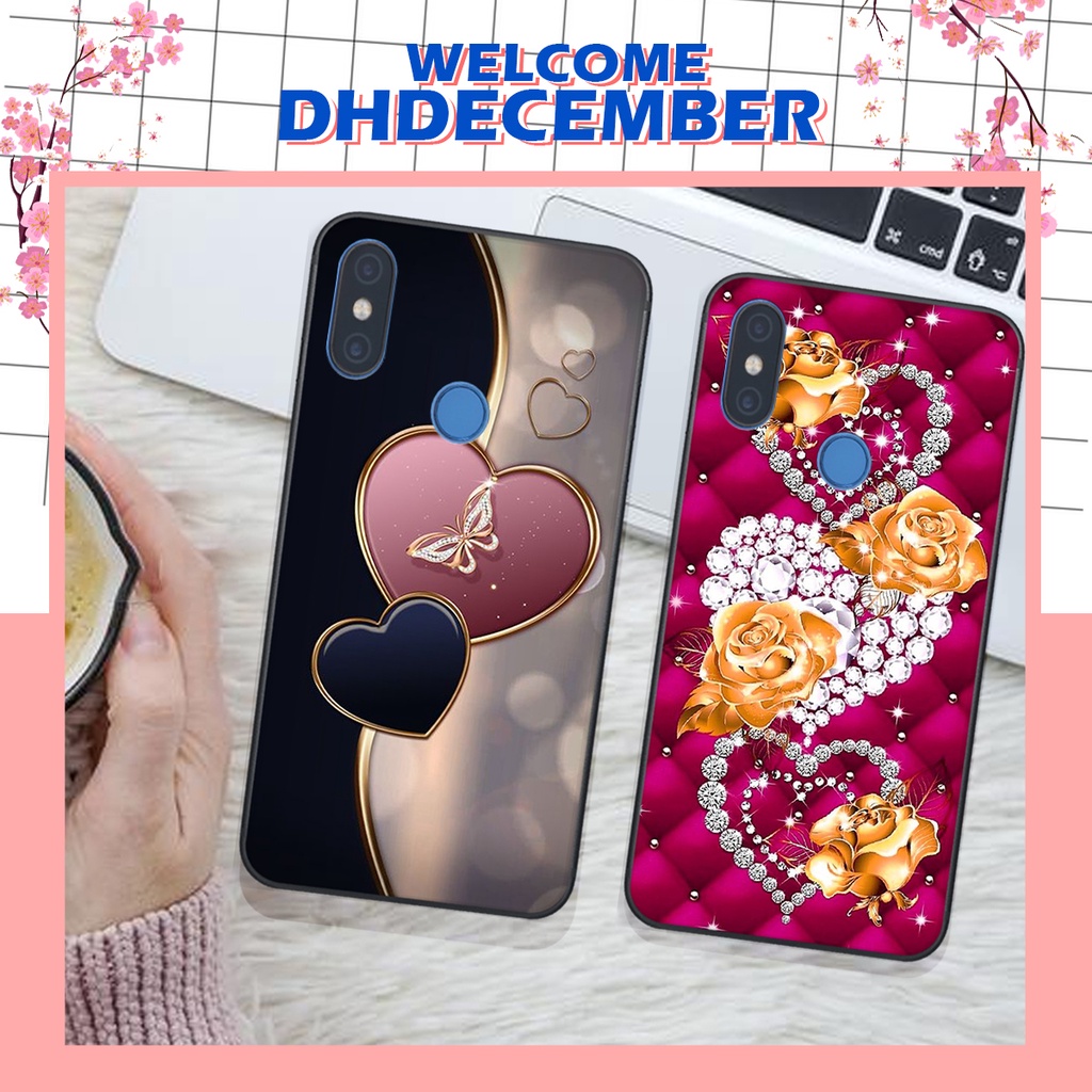 Ốp lưng Xiaomi MI 8 / MI 8 SE in hình hoa tinh tế , mới mẻ DH DECEMBER