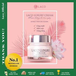 (HOT DEAL) Kem ngày LACO LUXURY_DNA_Dưỡng trắng,make up nhẹ và chống nắng 3 in 1 KHÔNG NHỜN BẾT RÍT,THẨM THẤU NHANH _30g