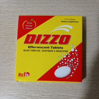 Viên Sủi Dizzo- Sủi Thảo dược chống đầy hơi, khó tiêu 2 vỉ