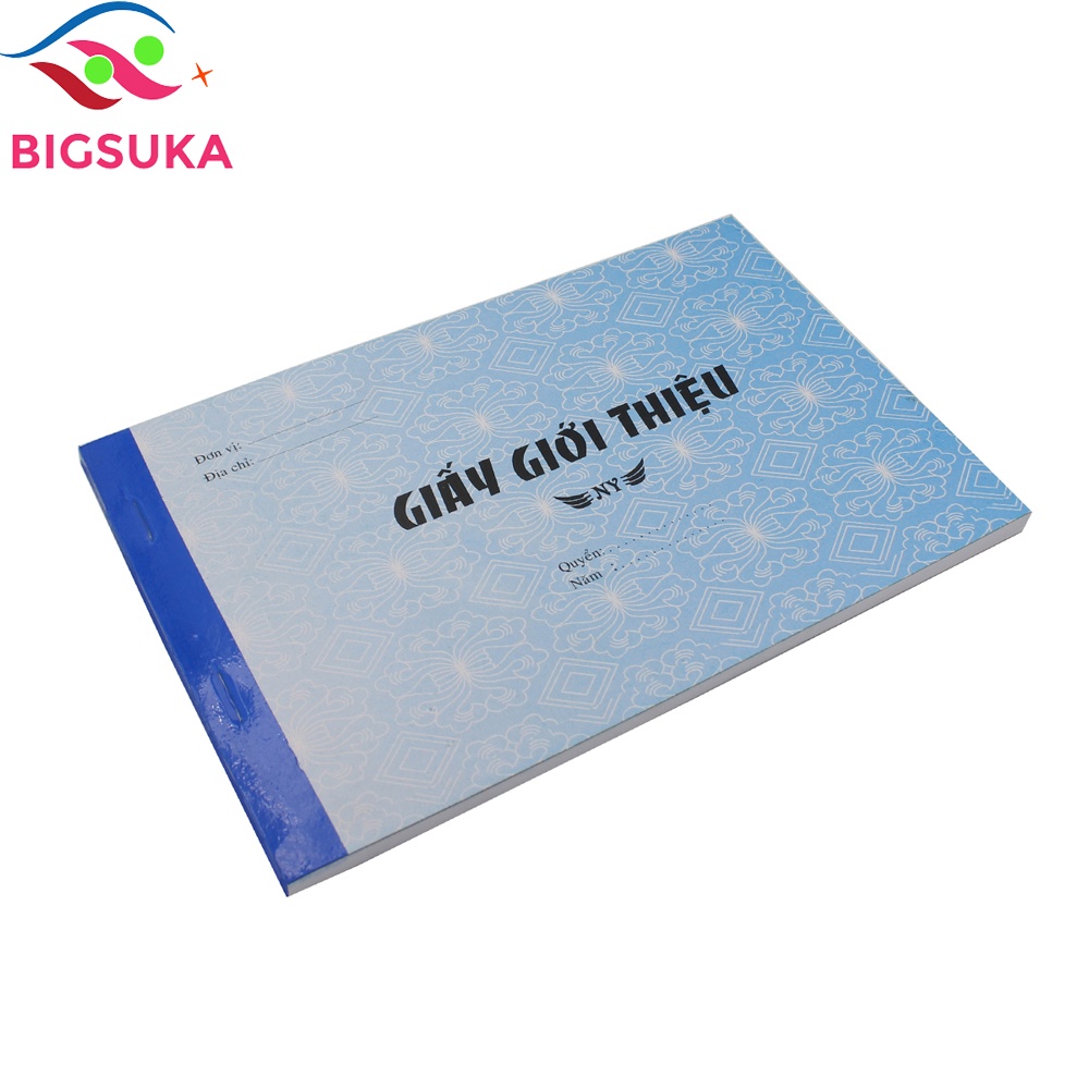 Giấy giới thiệu có ranh xé 13x19cm 100 tờ BIGSUKA