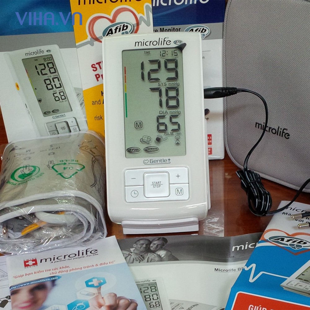 Máy đo huyết áp bắp tay Microlife BP A6 Basic - Công Nghệ Thụy Sĩ, Bảo Hành 5 Năm