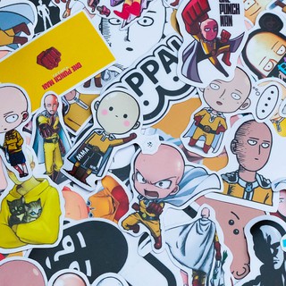 Combo 25 - 100 hình dán One Punch Man