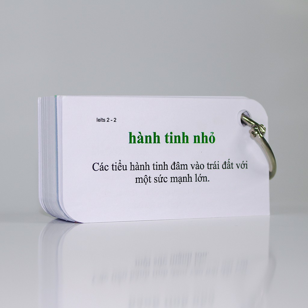 Flashcard Tiếng Anh IELTS A  – 3 loại giấy