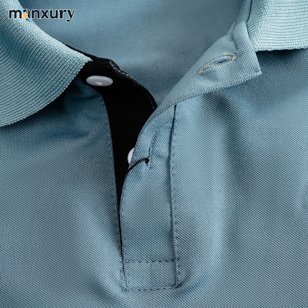 Áo thun POLO nam cổ bẻ BASIC CVC vải cá sấu Cotton kháng khuẩn, chống nhăn, thoáng mát - MANSTORE