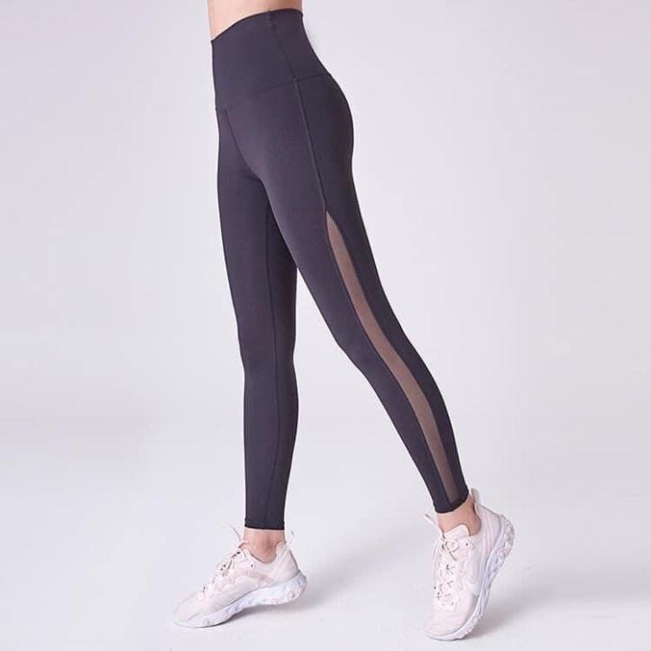 Quần Tập Gym Nữ [LEGGING] 90 Degree Lưới XK [ĐỒ TẬP GYM NỮ]