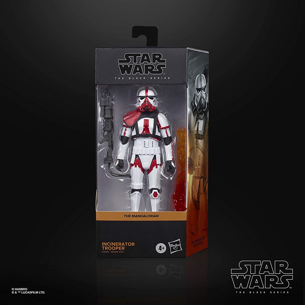 🌟Incinerator Trooper🌟Mô hình Hasbro◊Star Wars Black Series 6-inches◊The Mandalorian