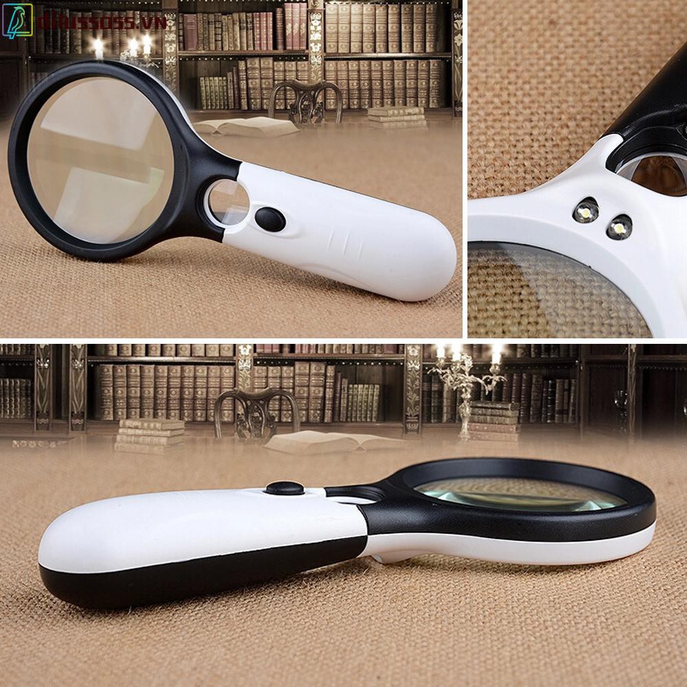 Kính Lúp Cầm Tay Có Đèn Led Tiện Dụng