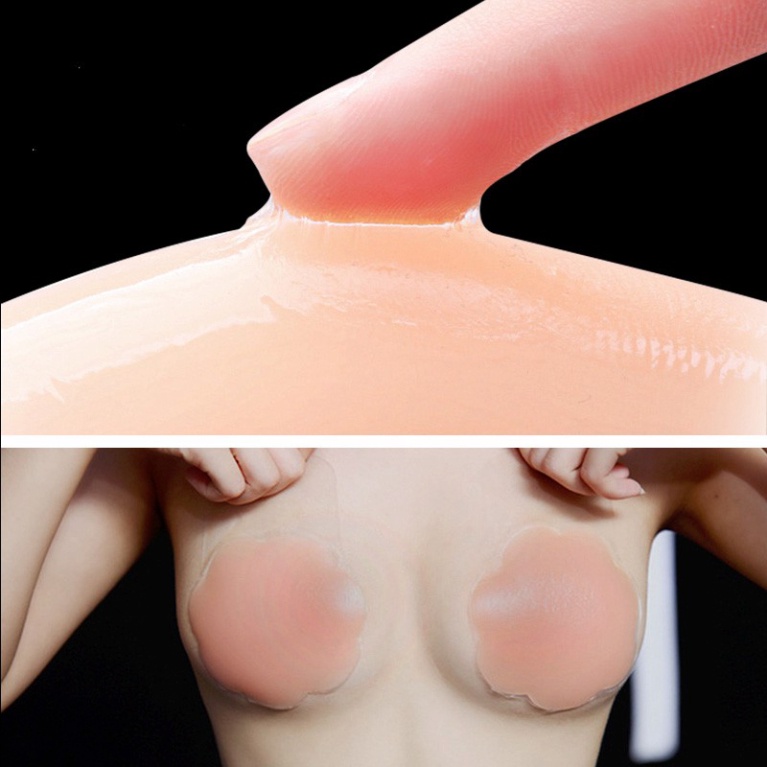 [ SIÊU HOT ] Miếng Dán NÂNG NGỰC SILICON hình nhũ hoa Chống Chảy Xệ Cực Tốt ( 2 miếng )