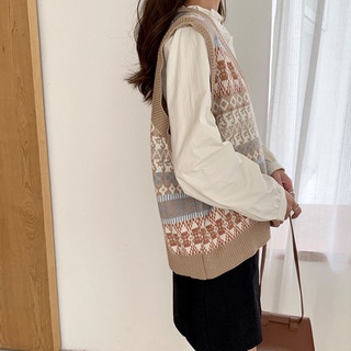 Áo len gile phong cách ulzzang