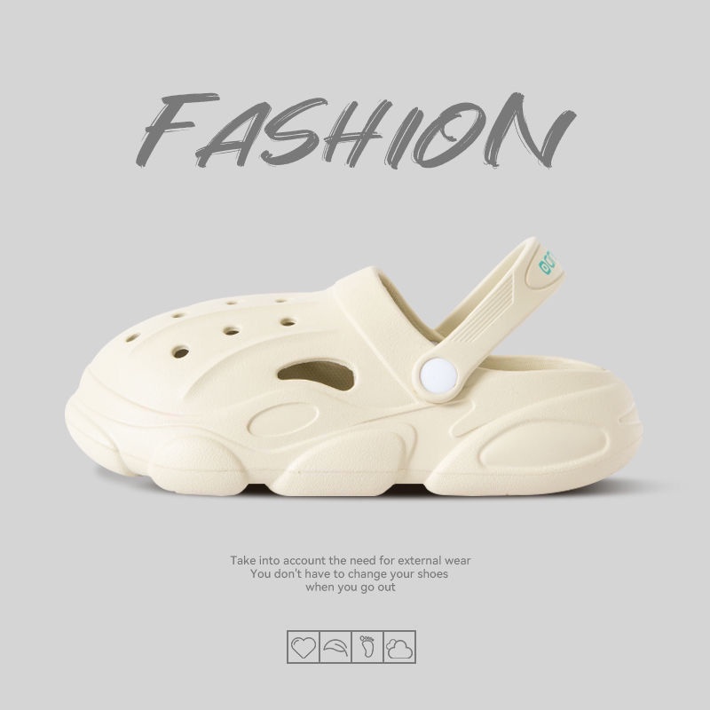 Dép Crocs Đế Dày 3cm Thời Trang Cao Cấp Cho Nữ