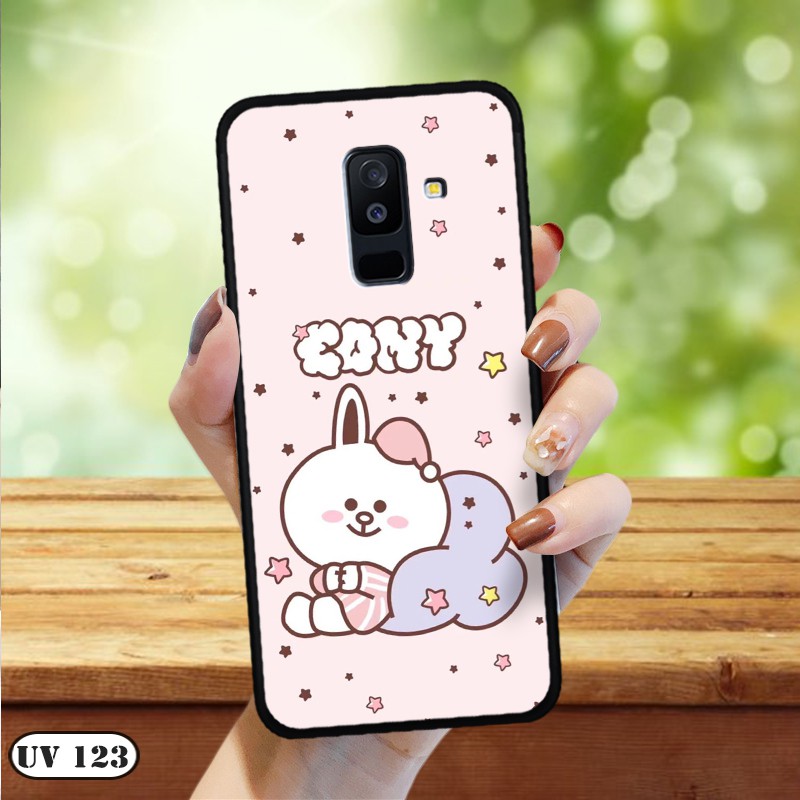 Ốp lưng điện thoại Samsung Galaxy A6 Plus 2018  - lưng nhám viền dẻo