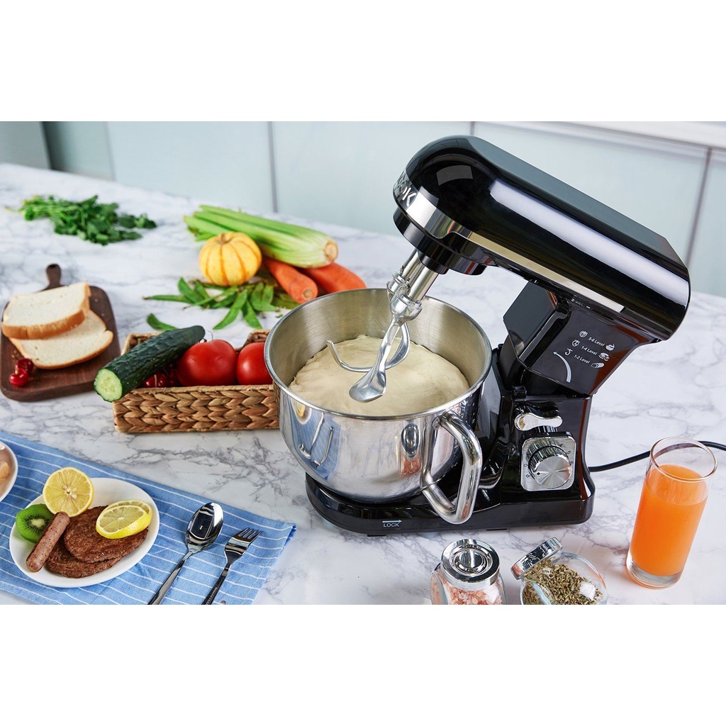 - Máy trộn bột AIKOK 5L 1000W 2 càng đánh bột