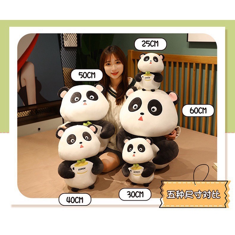 Gấu Trúc Nhồi Bông Cỡ Lớn Thiết Kế Dễ Thương