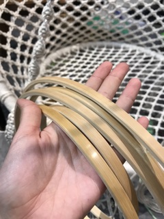 Vòng tre làm dreamcatcher, macrame trang trí nhà cửa