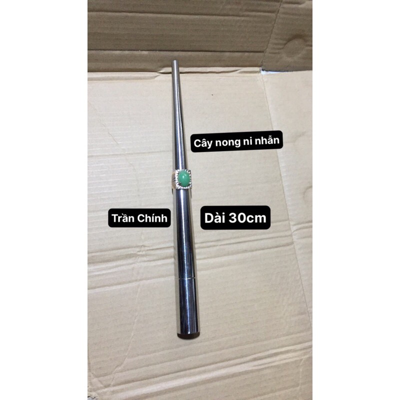 Cây nong ni nhẫn dài 30cm inox hàng đẹp